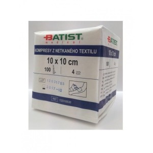 Non-sterile nonwoven swabs 10cm x 10cm - 4 layers 1 package (100pcs)